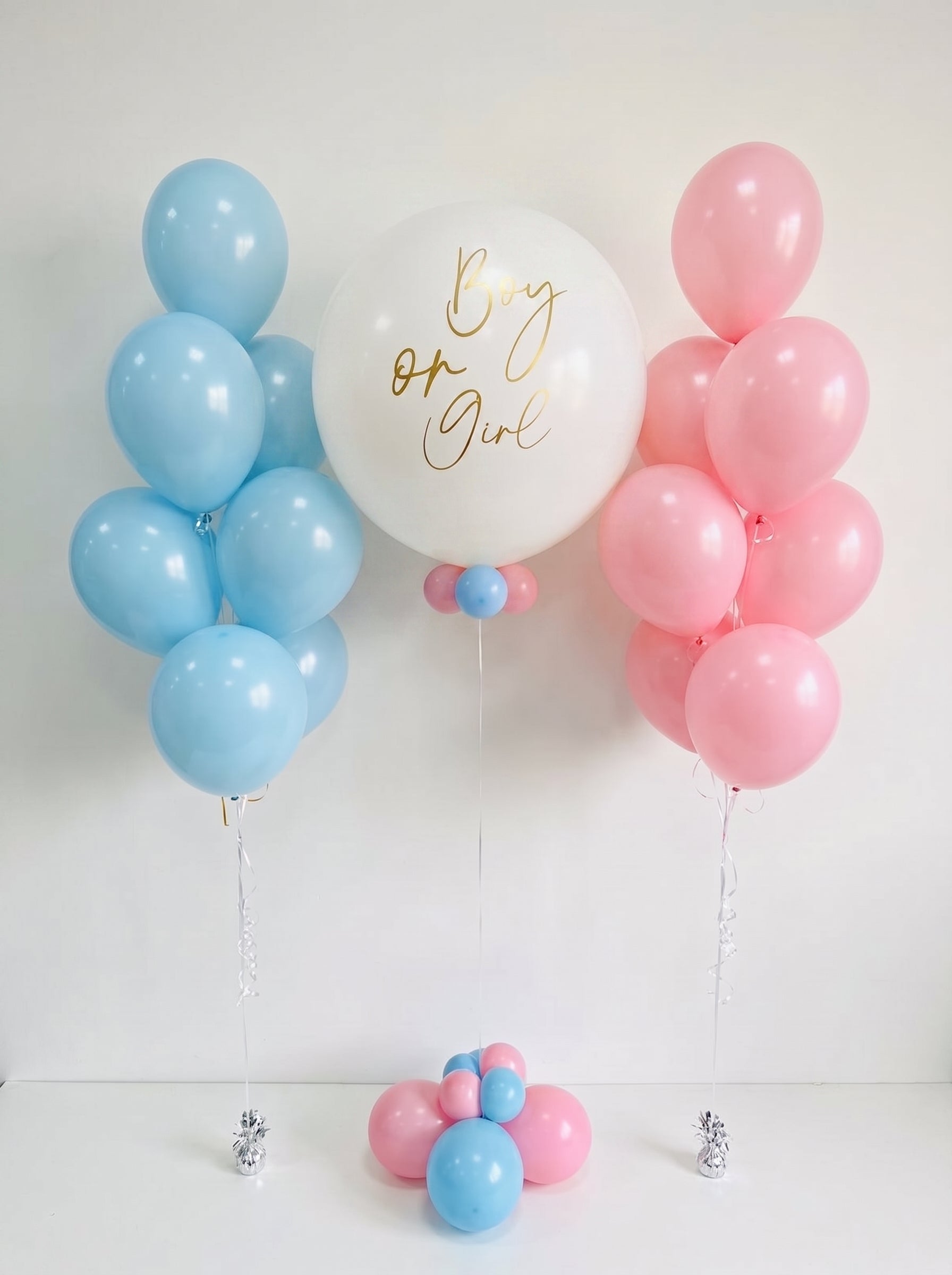 Gender Reveal Balloon Display | Pink & Blue