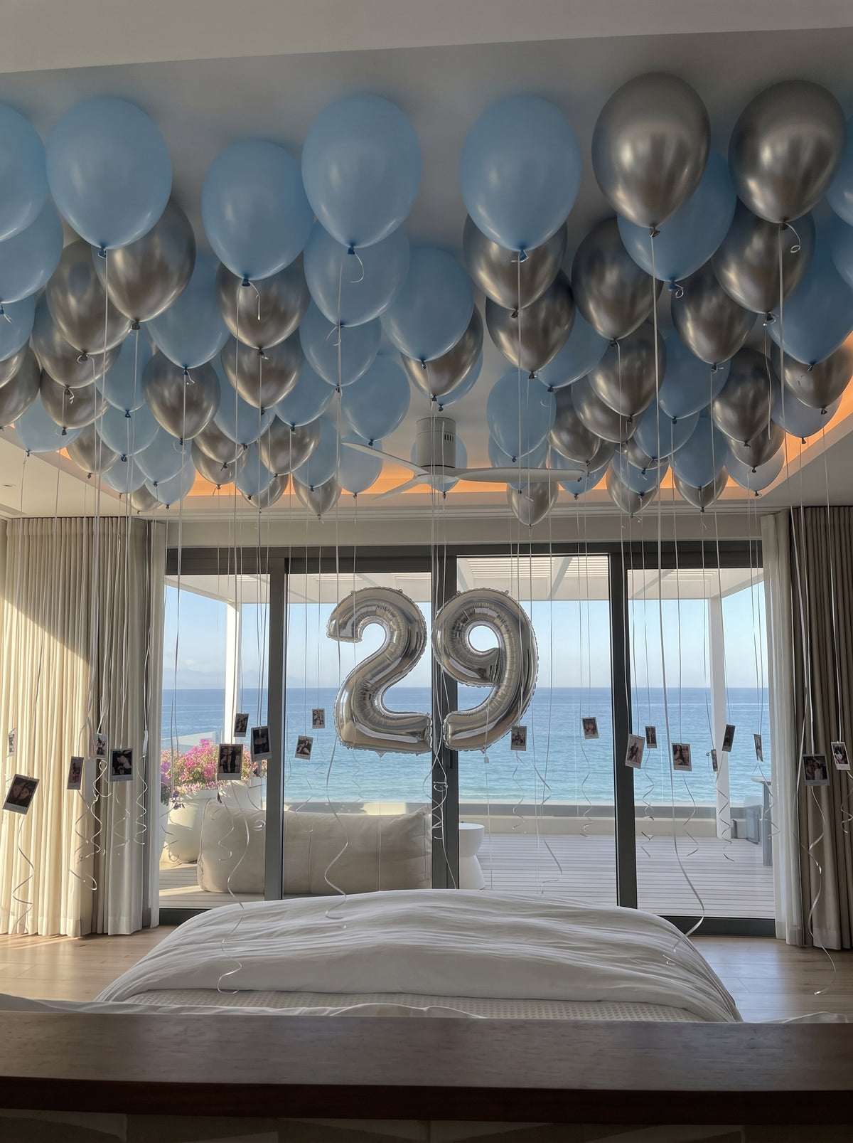 Birthday Memories Balloon Setup